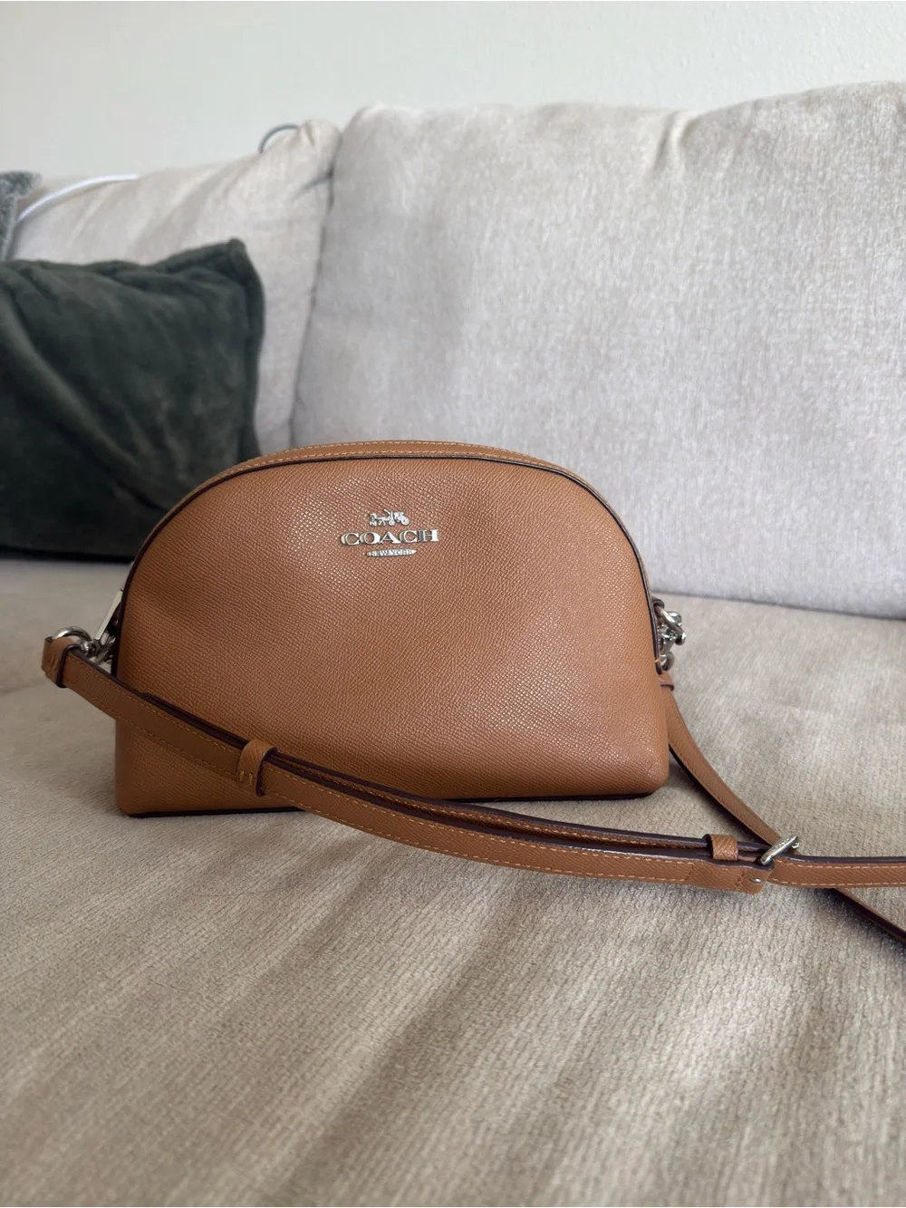 Coach Madi Crossbody in Saddle Brown